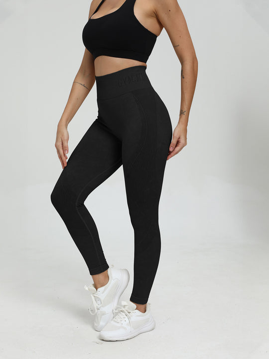 Damen Hochwertige Sportleggings mit hohem Bund EB