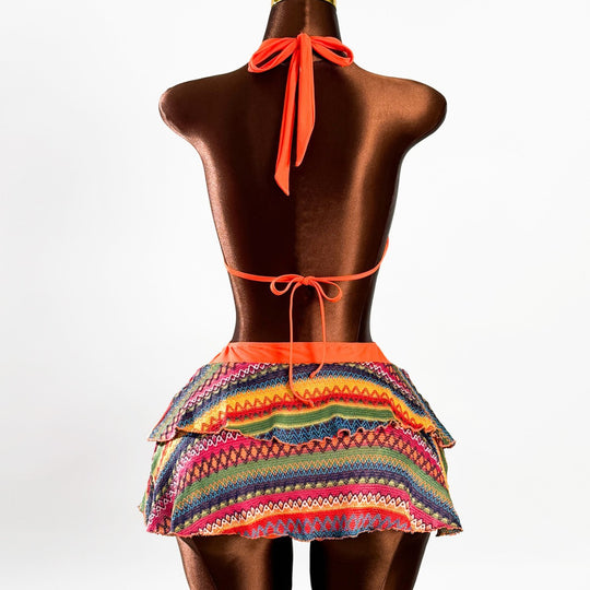 Damen Bikini mit trendigem Allover-Muster EB