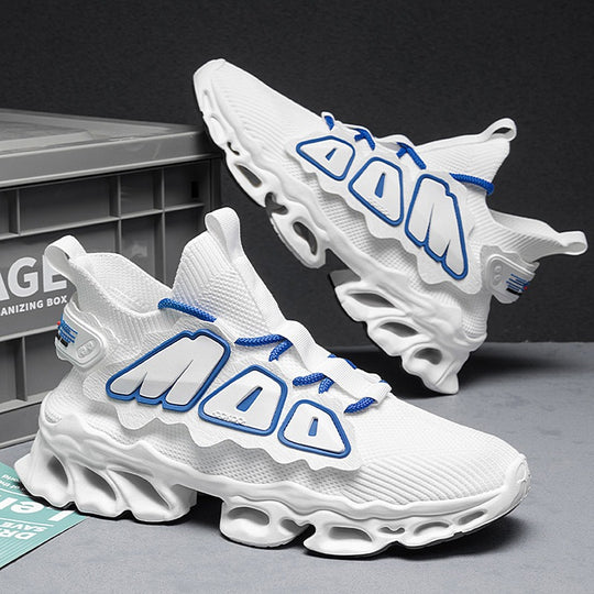 Damen Sportliche High-Performance Sneakers mit atmungsaktiver Oberflächenstruktur EB
