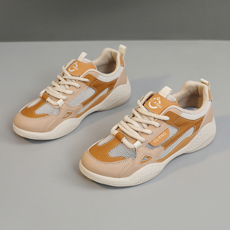 Damen Sportliche Freizeitschuhe mit atmungsaktiven Mesh-Einsätzen und gepolsterter Sohle EB