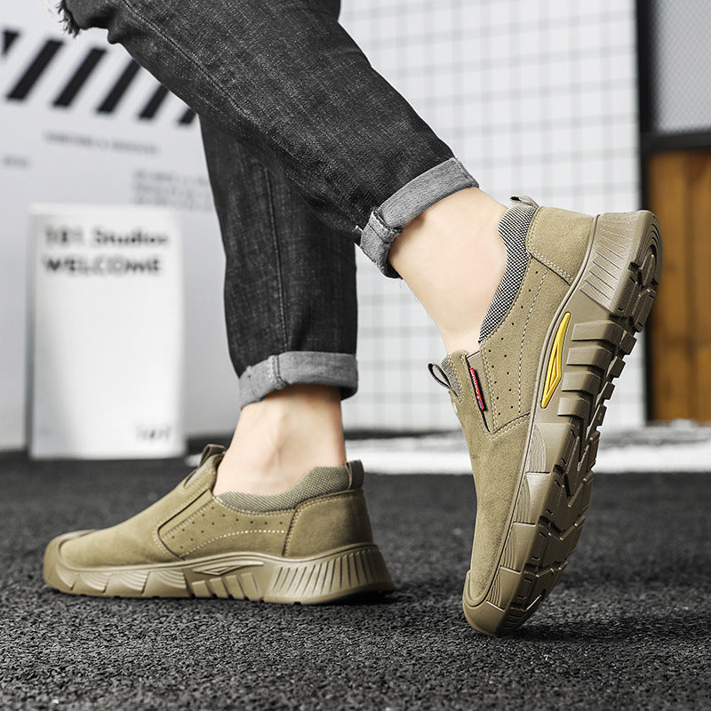 Damen Modische Slip-On Sneakers mit flexibler Sohle und atmungsaktivem Obermaterial EB