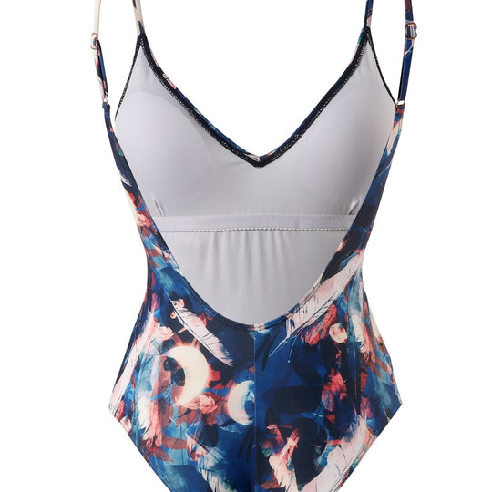 Damen Sportlicher Einteiler-Badeanzug mit hochwertigem Material EB