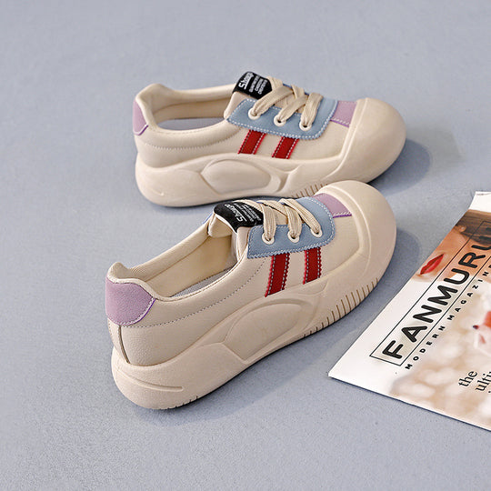 Damen modische Sneakers mit reflektierenden Elementen und gepolsterter Sohle EB