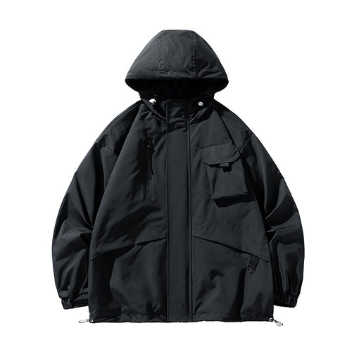 Herren Winddichtes Parka-Jacke EB