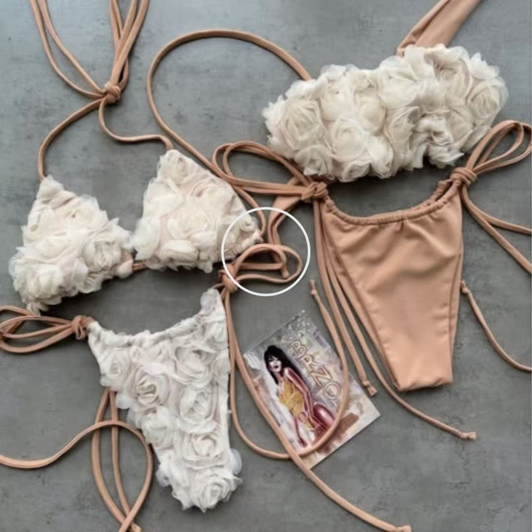 Damen Bikiniset mit floralem Design EB