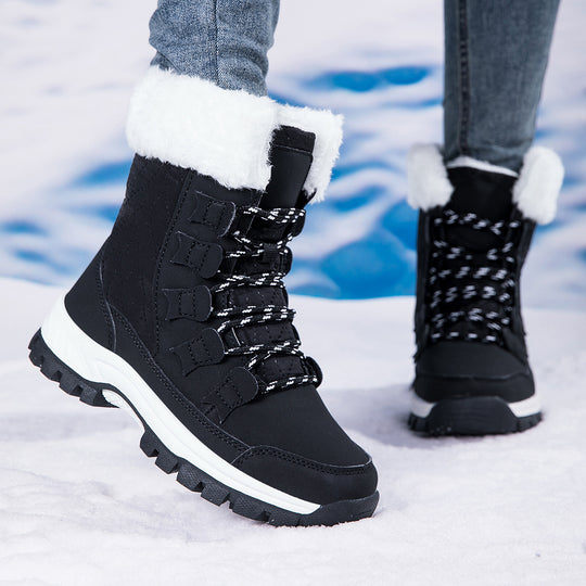 Damen Winter-Wanderstiefel mit isolierender Fütterung und rutschfester Sohle EB