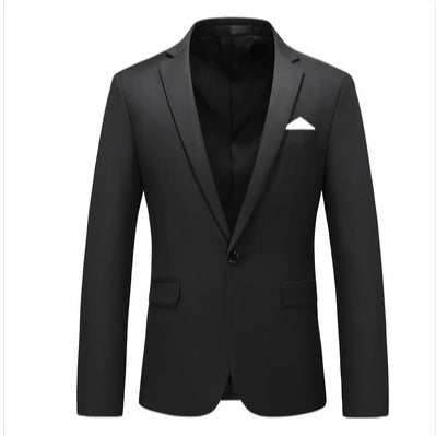Herren nan elegantes Businesssakko Slim Fit mit schmaler Silhouette und modernem Reverskragen EB