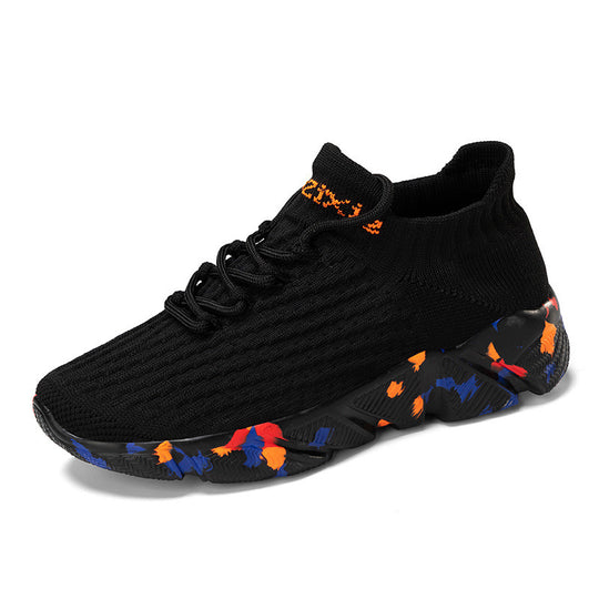 Damen Sportliche Stricksneaker mit flexiblem Obermaterial und rutschfester Sohle EB