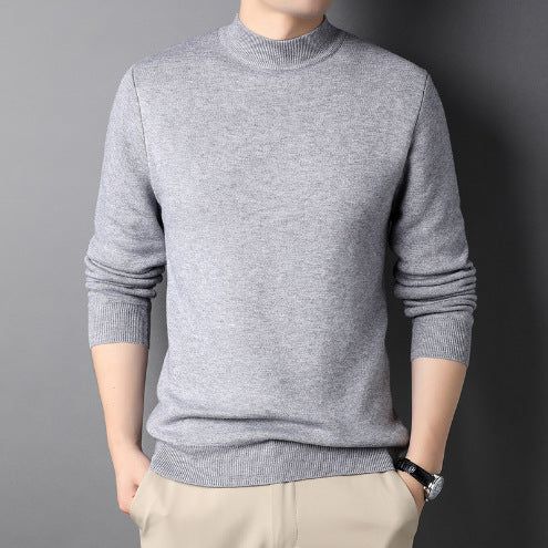 Herren Pullover mit hohem Kragen EB