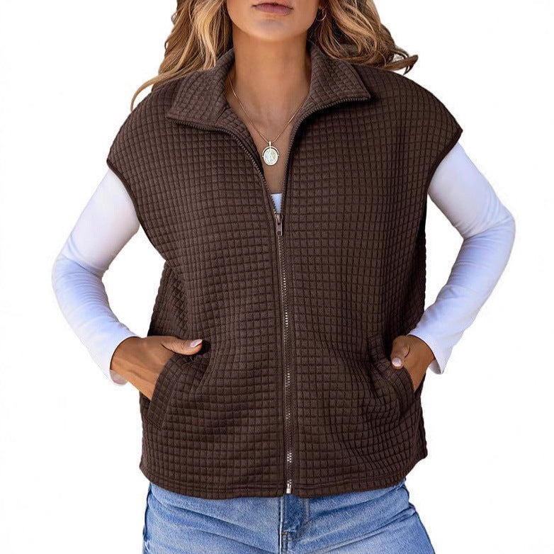 Damen Quilted Weste mit komfortabler Passform EB
