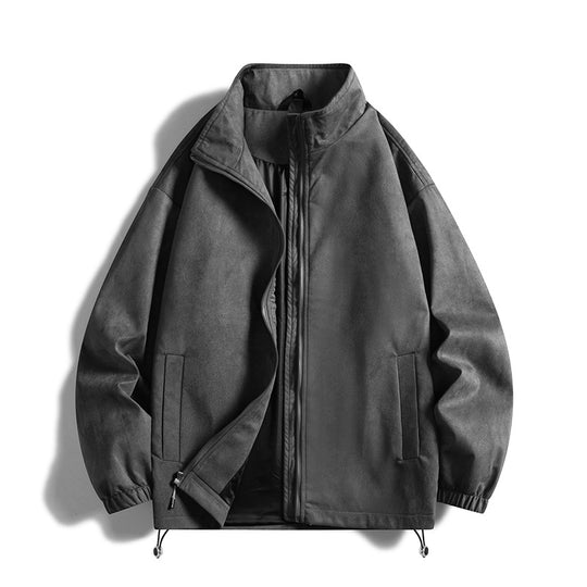Herren Fleecejacke mit elastischen Bündchen und praktischen Taschen EB