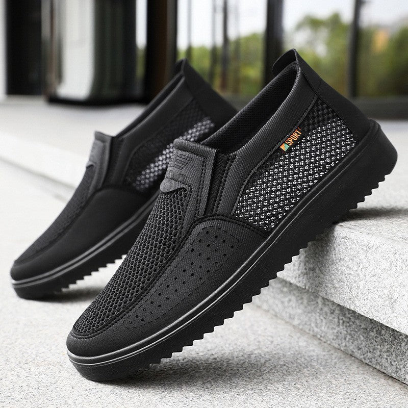 Damen Sportliche Slip-On Sneakers mit atmungsaktivem Obermaterial EB