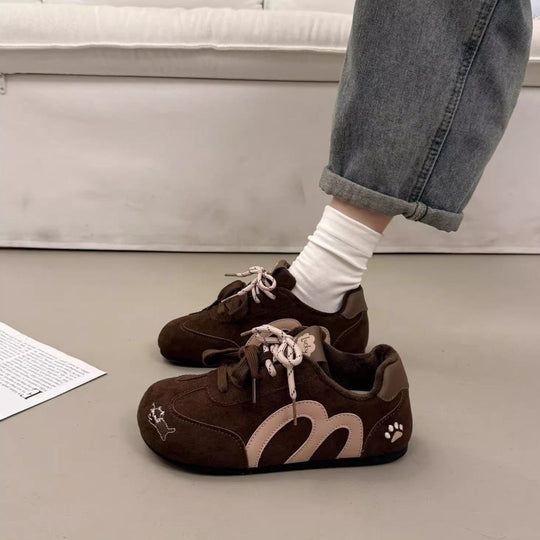 Damen Sportliche Sneakers mit kreativen Akzenten und weichem Obermaterial EB