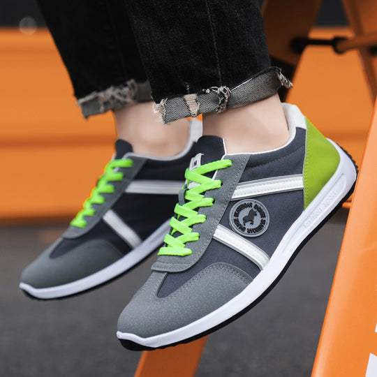 Damen Sportliche Freizeitsneaker mit atmungsaktiver Mesh-Oberfläche und gepolsterter Innensohle EB
