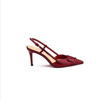 Damen Elegante Slingback Pumps mit feinem Absatz EB