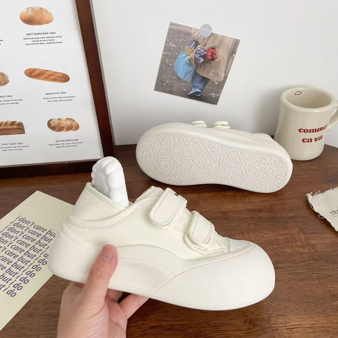 Damen Slip-On Sneakers mit verstellbaren Klettverschlüssen und dämpfender Sohle EB