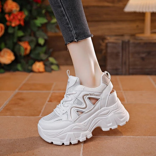 Damen Chunky Sneakers mit innovativer Dämpfung und trendigem Design EB