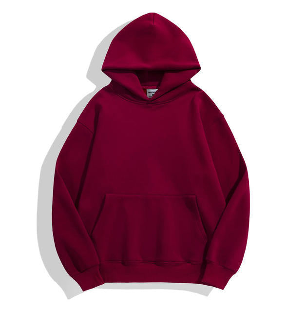Unisex nan klassischer Kapuzenpullover mit Kängurutasche und weichem Baumwollfleece EB