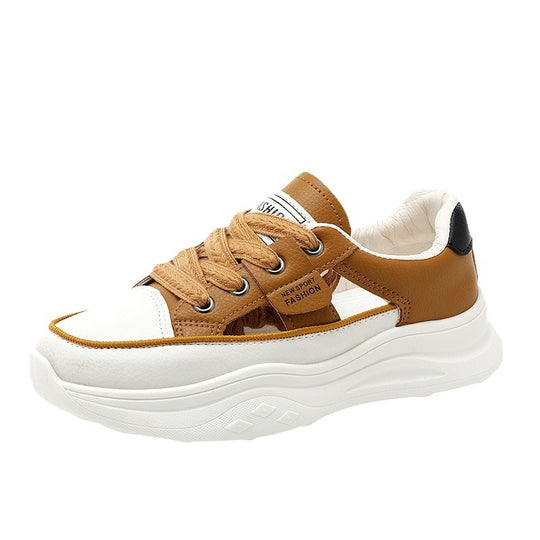 Damen Sportliche Sneakers mit dämpfendem Sohlenprofil und modischem Design EB