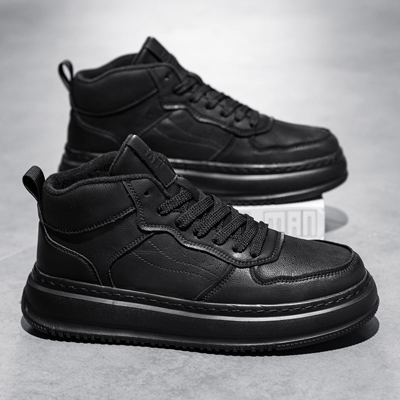 Herren modische high-top Sneakers mit weichem Innenfutter und stabiler Sohle EB