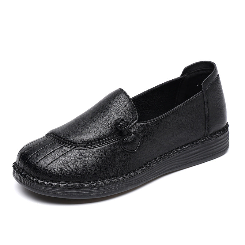 Damen Bequeme Mokassins mit elegantem Riemen und flexibler Sohle EB