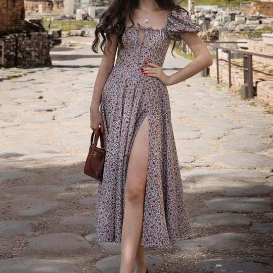 Damen Blumenkleid EB