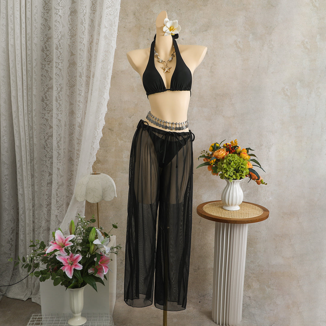 Damen Transparente Strandbekleidung EB