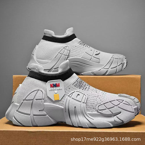 Damen Sportliche Sockensneaker mit flexiblem Strickobermaterial und rutschfester Sohle EB