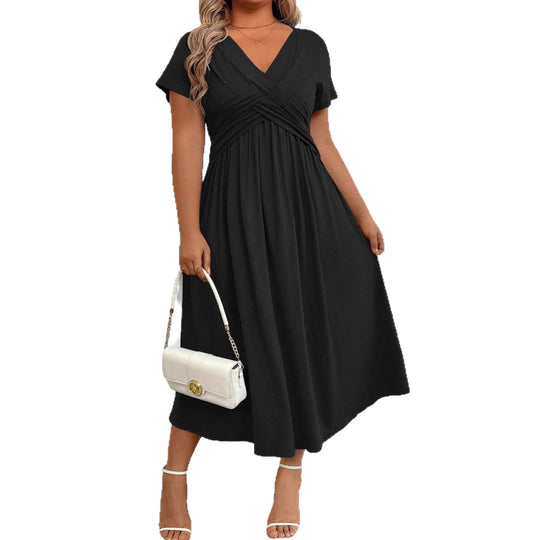 Damen lockeres Maxi-Kleid EB