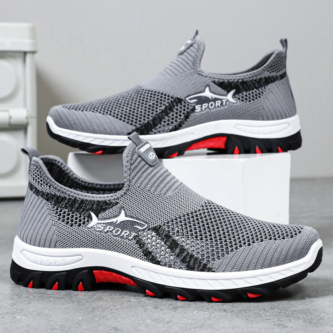 Damen Sportliche Knit-Sneaker mit rutschfester Sohle EB