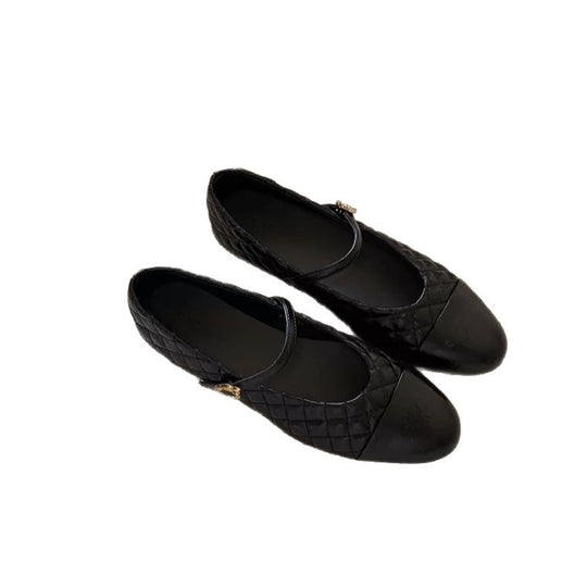 Damen Elegante Ballerinas mit dekorativen Riemchen und kunstvollem Obermaterial EB
