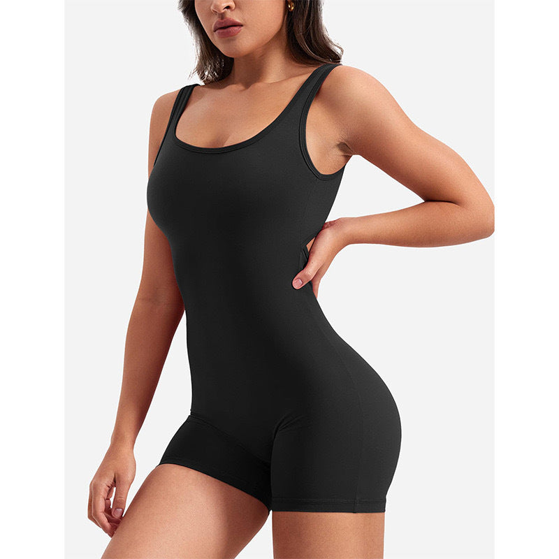 Damen Eleganter und figurbetonter Sport-Jumpsuit EB