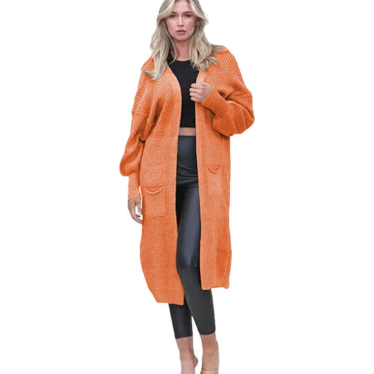 Damen Kapuzenmantel mit tiefen Taschen und lässigem Schnitt EB