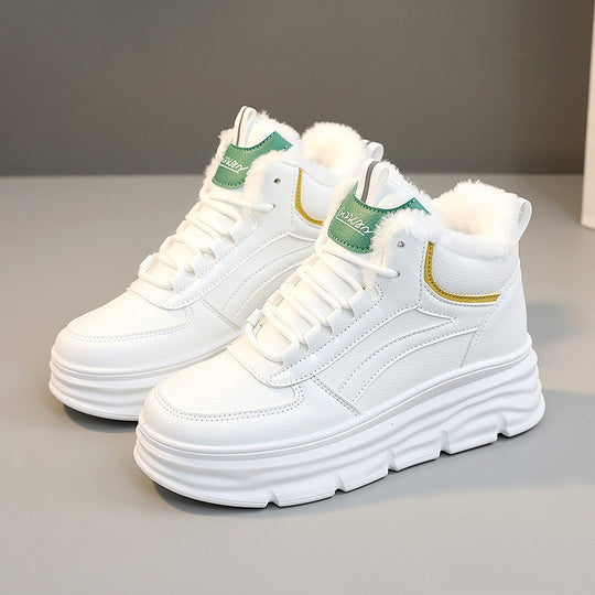 Damen High-Top Sneakers mit warmem Innenfutter und dämpfender Sohle EB