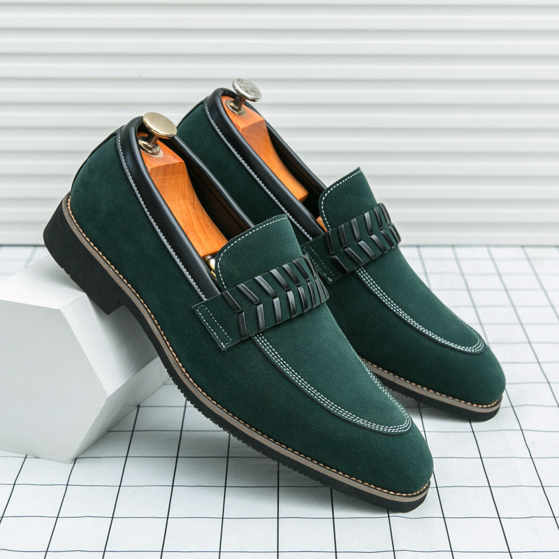 Damen elegante Mokassins mit modischem Riemen EB
