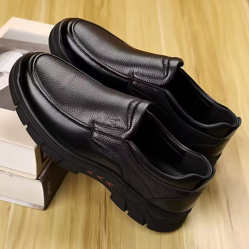 Herren Komfortable Slip-On Schnürschuhe mit rutschfester Laufsohle EB