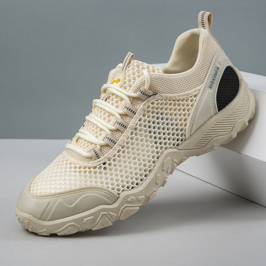 Damen Atmungsaktive Trekking Sneakers mit rutschfester Sohle EB