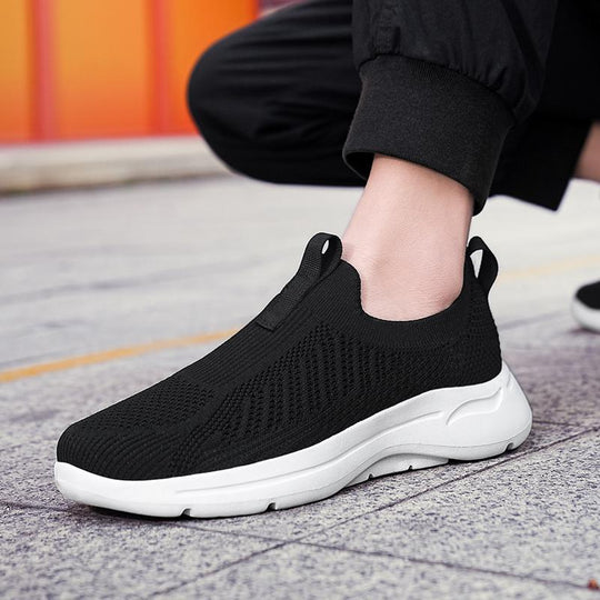 Damen Atmungsaktive Slip-On Sneakers mit rutschfester Sohle EB