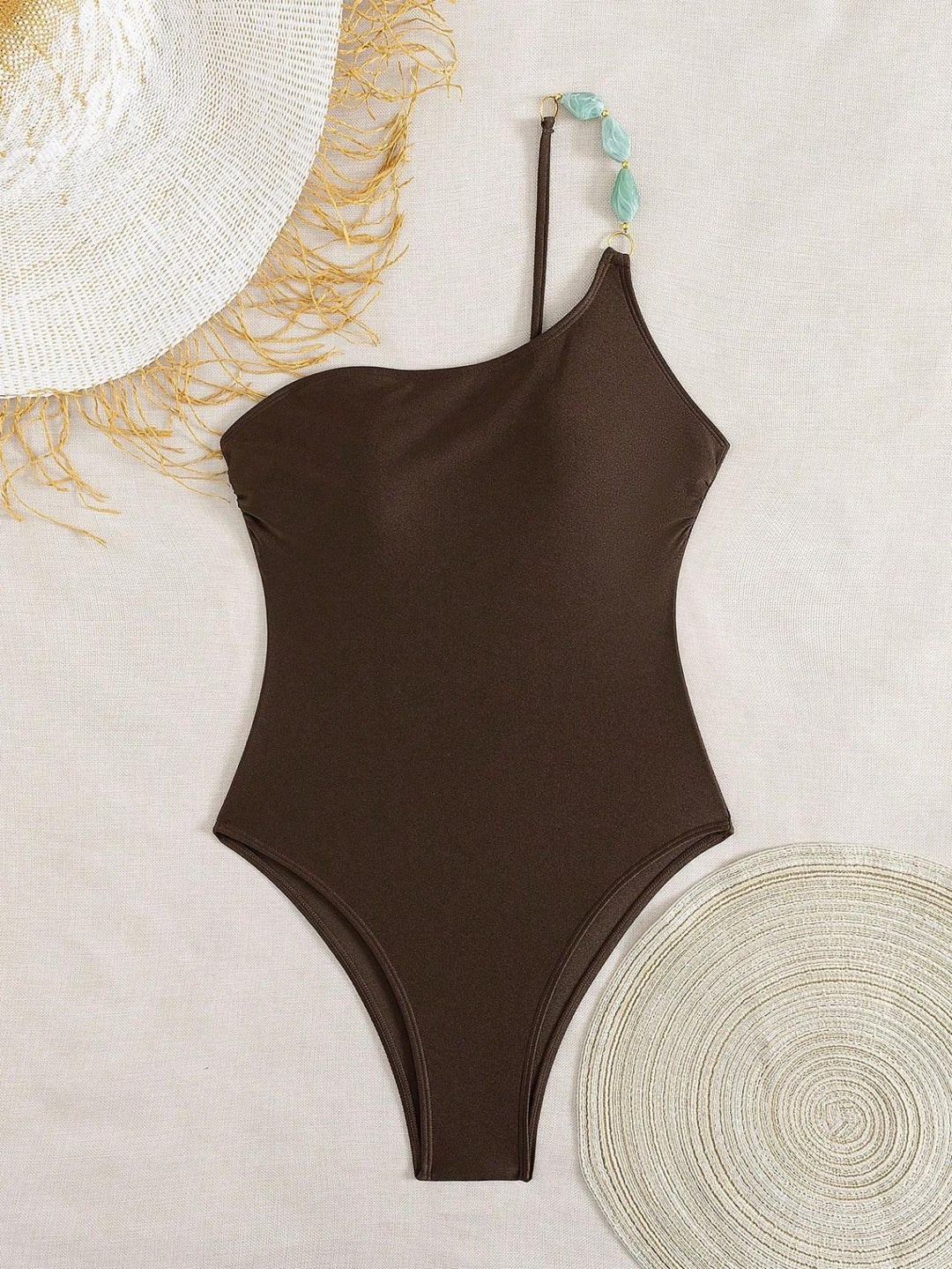 Damen Eleganter Schwimmanzug mit schmalen Trägern und figurschmeichelndem Schnitt EB