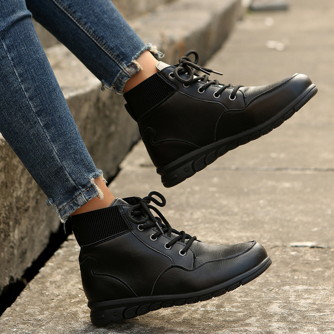 Damen Hochwertige Winterstiefel mit warmem Fleece-Futter und rutschfester Sohle EB