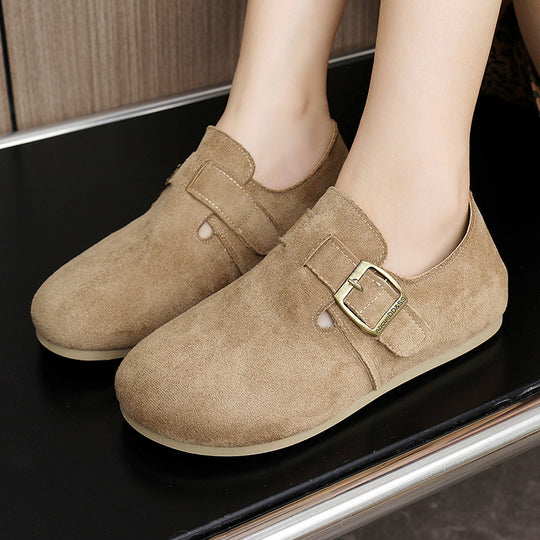 Damen Clogs mit praktischem Schnallenverschluss und rutschfester Sohle EB