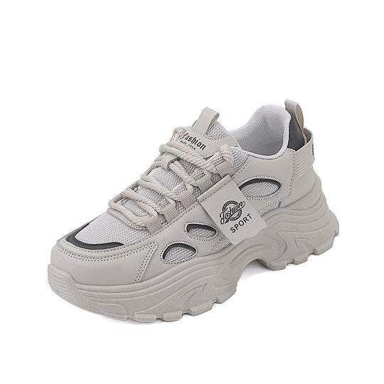 Damen sportliche Chunky Sneakers mit rutschfester Sohle und innovativem Design EB