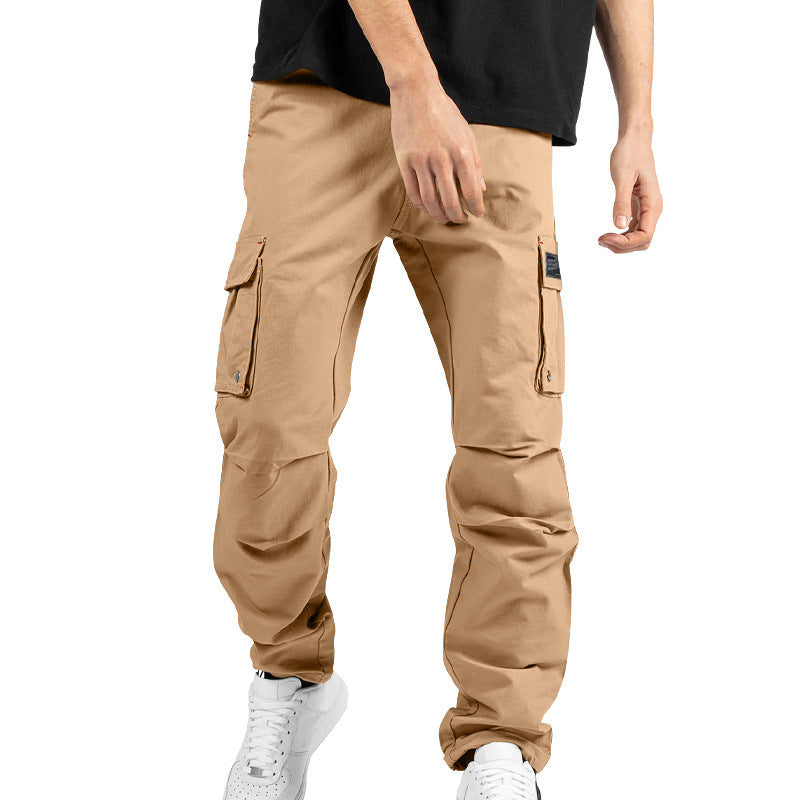 Herren nan urban-utility Cargo-Joggerhose mit verstärkten Klappentaschen, D-Ring-Details und elastischem Knöchelabschluss EB