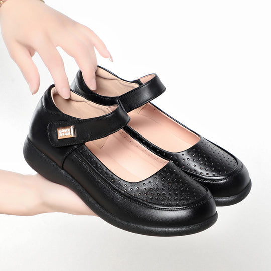 Damen Komfortable Mary Jane Ballerinas mit elegantem Verzierungsdetail EB
