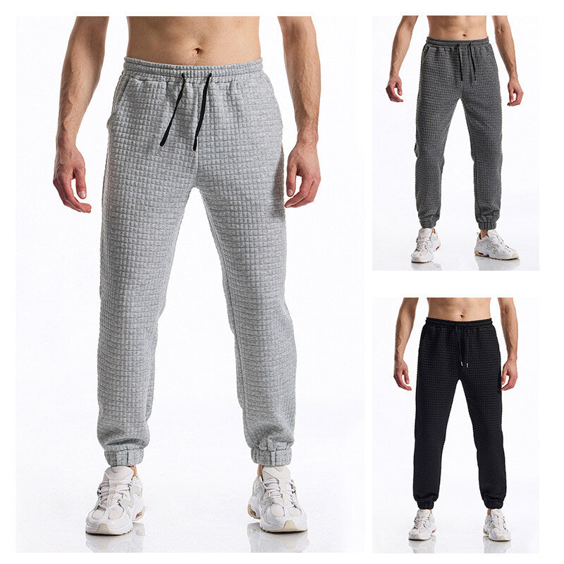 Herren lässige Jogginghose aus atmungsaktivem Material mit elastischem Bund und praktischem Taschen-Design EB