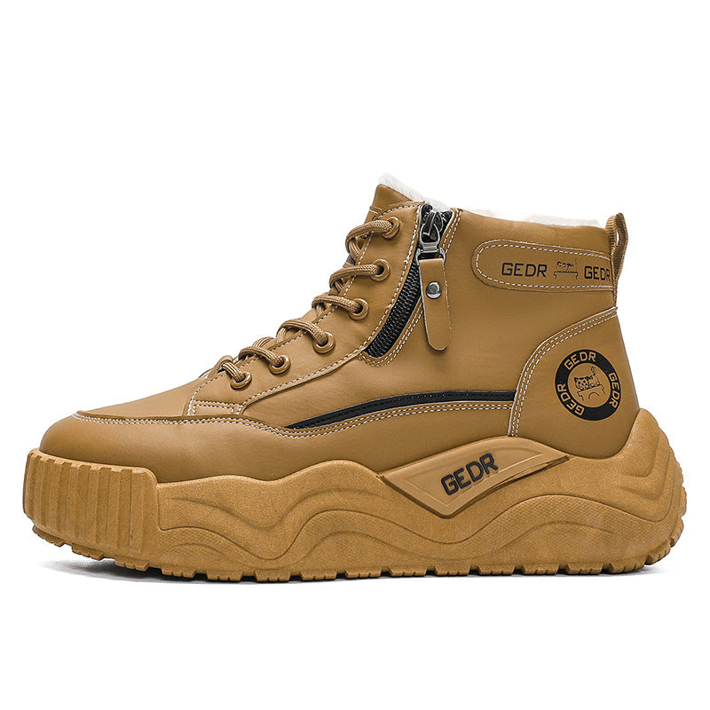Damen Gefütterte Winterstiefel mit rutschfester Sohle und praktischem Reißverschluss EB