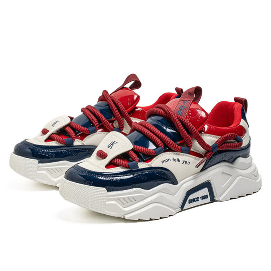Damen Sportliche Chunky Sneakers mit innovativem Dämpfungssystem und stabiler Sohle EB