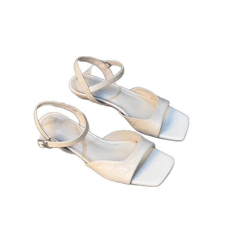 Damen modische Sling-Sandalen mit elegantem Riemen und komfortabler Sohle EB