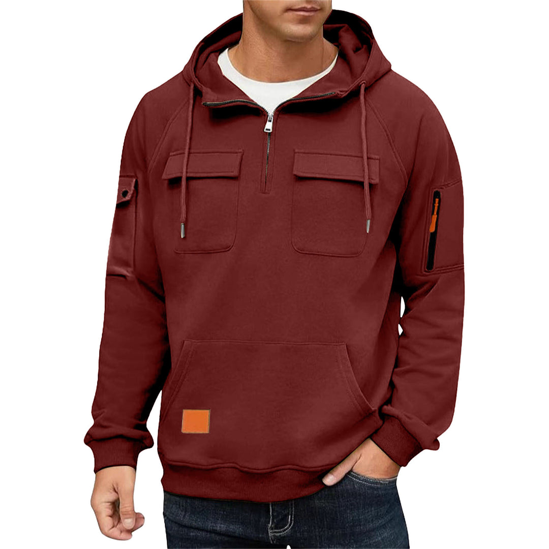 Herren Alltags-Hoodie mit praktischen Taschen EB