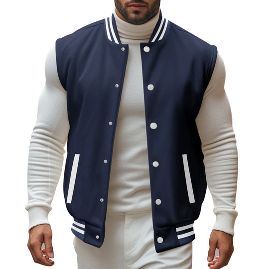 Herren trendige Collegejacke mit sportlichem Schnitt EB